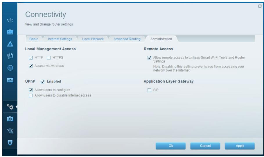 LINKSYS EA8300 - Pour désactiver l'accès distant : - 1