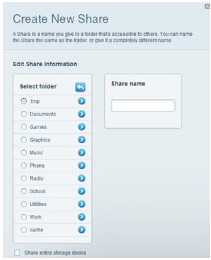 LINKSYS EA8300 - Si le dossier partagé est déjà définisi: - 1