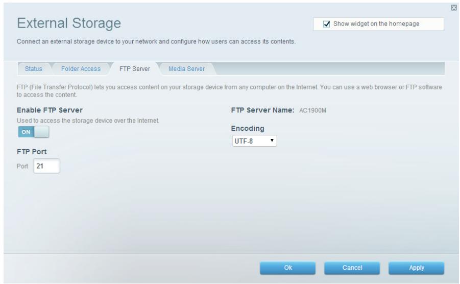 LINKSYS EA8300 - Pour configurer le serveur FTP : - 1