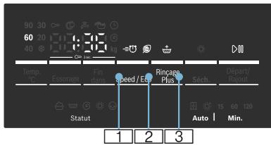 BOSCH WVG30462FF - Sélection de fonctions complémentaires - 1