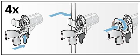 SIEMENS WD15G462FF - Poser les cales de transport : - 2
