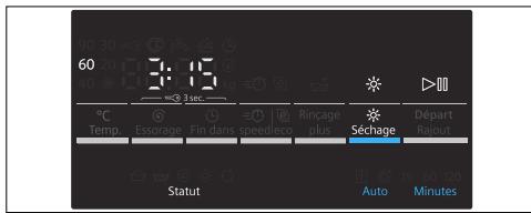 SIEMENS WD15G462FF - Modifier les préréglages d'une fonction séchage : - 1