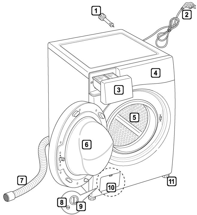 LG F286F93 EWRH  -  F286G1GWRH - Caractéristiques - 1