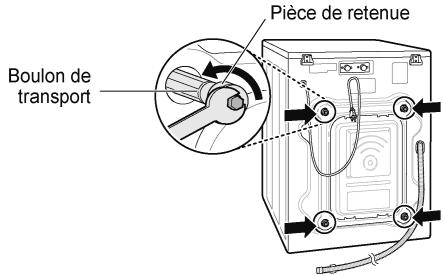 Boulon de transport Pièce de retenue