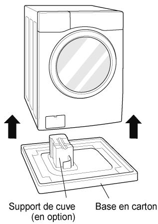 Support de cuve (en option) Base en carton