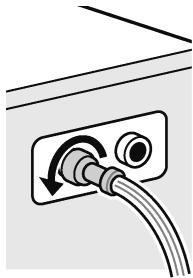 LG F286F93 EWRH  -  F286G1GWRH - Nettoyage du filtre d'entrée d'eau - 1