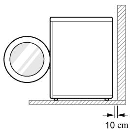 LG F286F93 EWRH  -  F286G1GWRH - Exigences du lieu d'installation Emplacement - 1