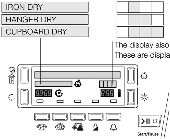 HOTPOINT-ARISTON TCL 831 XB - Dryness levels - 1