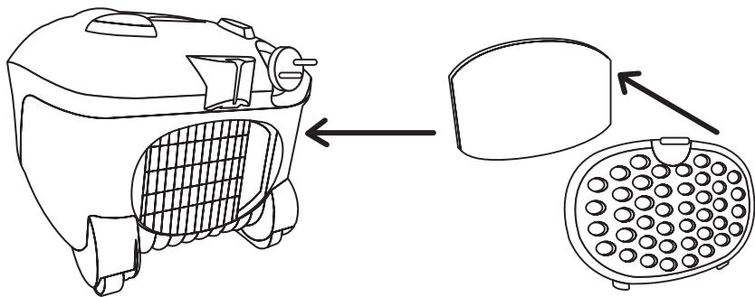 LISTO AS75 L1 - Filtre de sortie d'air : - 1