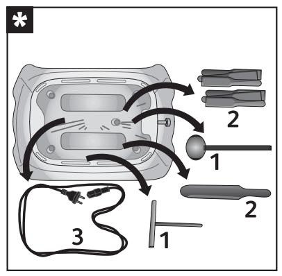 TEFAL PY605814 CREP'PARTY 3 PLAQUES - OCbI H¥CKAYJIbIKTbI CAKTAN KOИbIHbI3 - 10