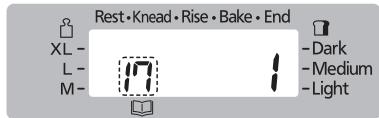 PANASONIC 2522 - Select menu '17' - 2
