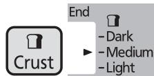 PANASONIC 2522 - ■ Modifier la couleur de la croûte - 1