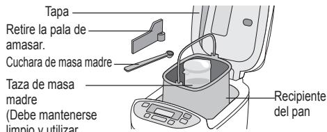 PANASONIC 2522 - Guarde en el frigorífico la masa previa para pan de masa madre - 2