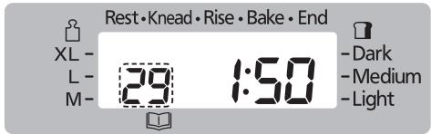 PANASONIC 2522 - Wahlen Sie Menu '29' - 2