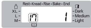 PANASONIC 2522 - Selecteer menu '17' - 2