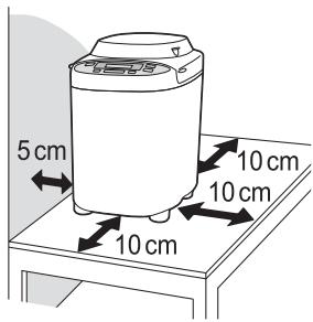 PANASONIC 2522 - Do not use the appliance on following places. - 1