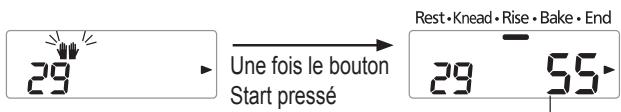 PANASONIC 2522 - Ajoutez le beurre supplémentaire quand le signal sonore retentit, puis appuyez de nouveau sur le 'Start' (Marche) - 1