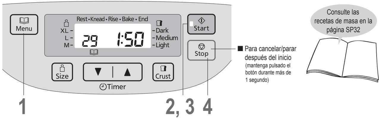 PANASONIC 2522 - Hacer masa para brioche - 1