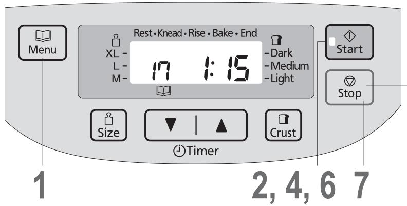 PANASONIC 2522 - Préparation de pain rapide sans levure - 1