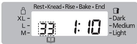 PANASONIC 2522 - Select menu '33' - 2