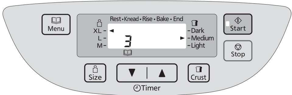 PANASONIC 2522 - When adding extra ingredients - 1