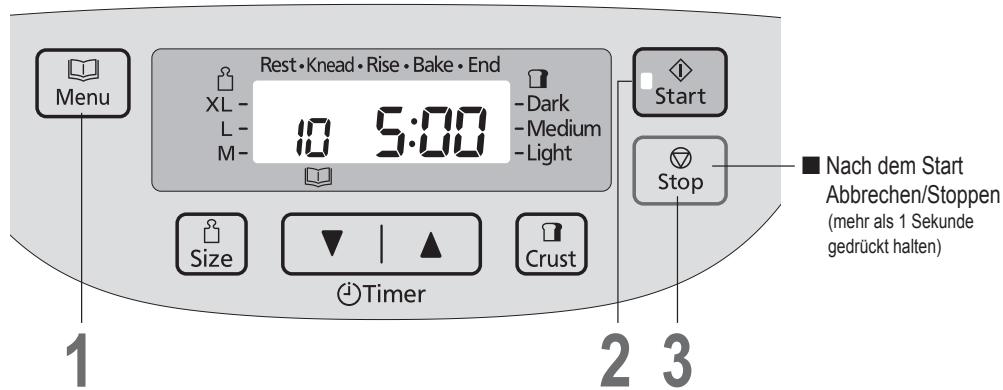 PANASONIC 2522 - STUFE 2 Sauerteigbrot backen - 1