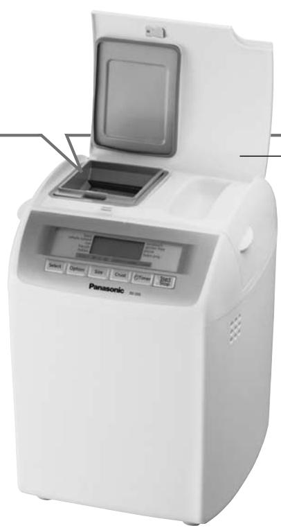 PANASONIC SD-ZB2512KXEB - Distributeur de fruits secs et de graines (SD-255 uniquement) - 1