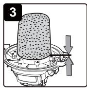 EWT CS2PLUS - HET SCHUIMFILTER PLAATSEN EN REINIGEN - 3
