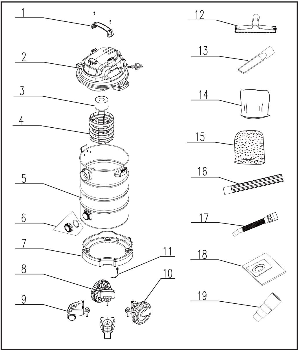 EWT CS2PLUS - EXPLODED VIEW - 1
