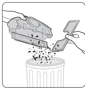 SAMSUNG SR8875 NAVIBOT - Nettoyage du réservoir de poussière - 4