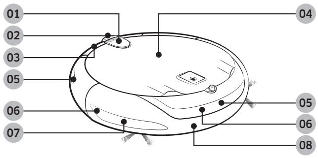 SAMSUNG SR8875 NAVIBOT - Inserting batteries - 2