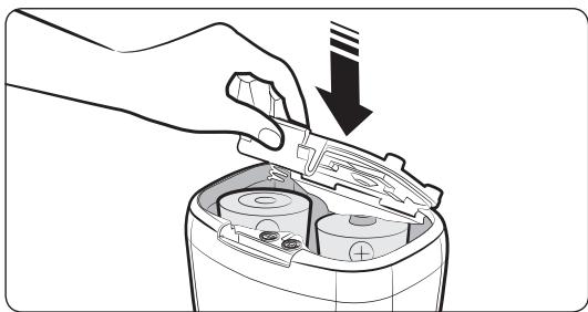 SAMSUNG SR8875 NAVIBOT - Einlagen der Batterien - 3