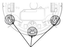 SAMSUNG SR8875 NAVIBOT - Reinigen der Sensoren und der Kamera - 4