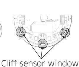 SAMSUNG SR8875 NAVIBOT - Cleaning the sensors and the camera - 4
