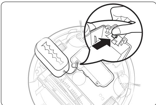 SAMSUNG SR8875 NAVIBOT - How to remove the battery - 3