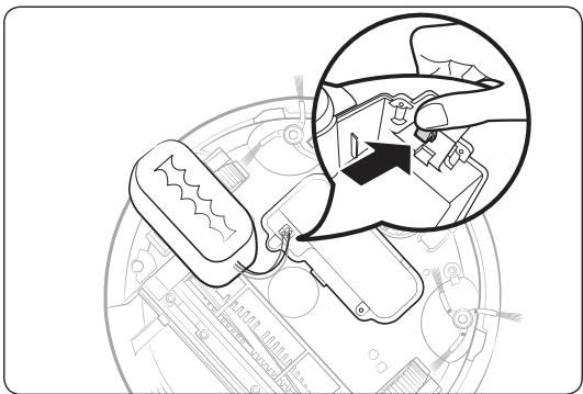 SAMSUNG SR8875 NAVIBOT - Come estrarre la batteria - 3