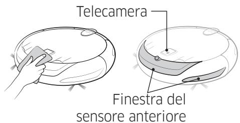 SAMSUNG SR8875 NAVIBOT - Pulizia dei sensori e della telecamera - 2