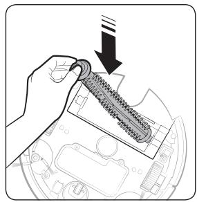 SAMSUNG SR8875 NAVIBOT - Reinigen der Kraftbürste - 3