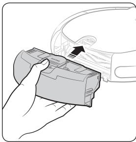 SAMSUNG SR8875 NAVIBOT - Pulizia del contentatore di raccolta polvere - 8