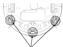 SAMSUNG SR8875 NAVIBOT - Pulizia dei sensori e della telecamera - 3