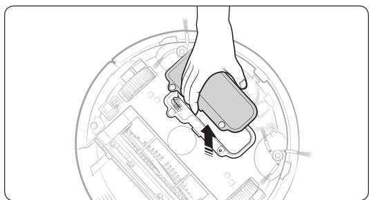 SAMSUNG SR8875 NAVIBOT - Entfern der Batterie - 2