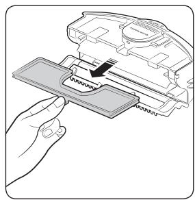 SAMSUNG SR8875 NAVIBOT - Nettoyage du réservoir de poussière - 3