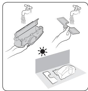 SAMSUNG SR8875 NAVIBOT - Nettoyage du réservoir de poussière - 5