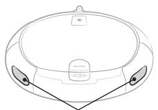 SAMSUNG SR8875 NAVIBOT - Pulizia dei sensori e della telecamera - 4