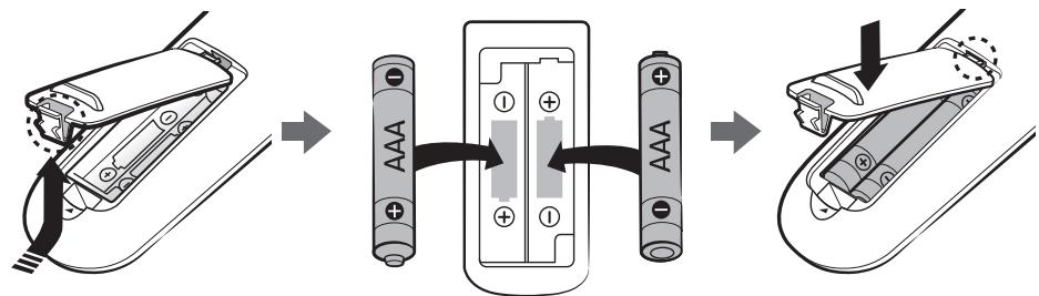 SAMSUNG SR8875 NAVIBOT - Inserting batteries - 1