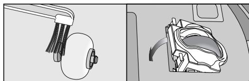 MIELE SCOUT RX2 HOME VISION - Nettoyer la roue avant - 2