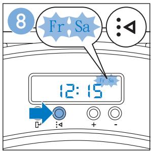8 Fr Sa 12:15 Fr Sa + -