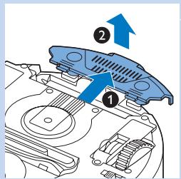 PHILIPS FC8700/01 SMARTPRO COMPACT - De accu in de robot plaatsen - 2