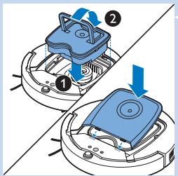 PHILIPS FC8700/01 SMARTPRO COMPACT - De stofbak legen en schoonmaken - 6