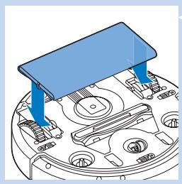 PHILIPS FC8700/01 SMARTPRO COMPACT - Preparación del accesorio para toallitas secas para su uso - 2